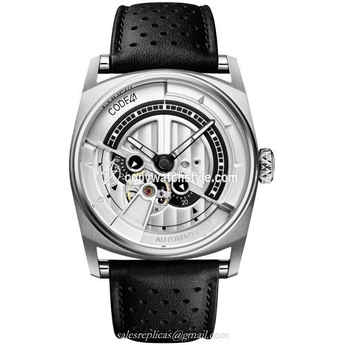 CODE41 Anomaly-01 Stainless Steel / Silver AN01-IN-SIL-ST-PER-BK CODE41 Anomaly-01 Stainless Steel / Silver AN01-IN-SIL-ST-PER-BK
