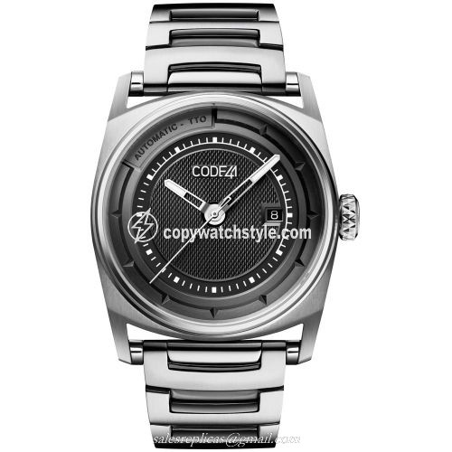 CODE41 Anomaly-02 Stainless Steel / Black AN02-IN-BK-ST-MET-IN