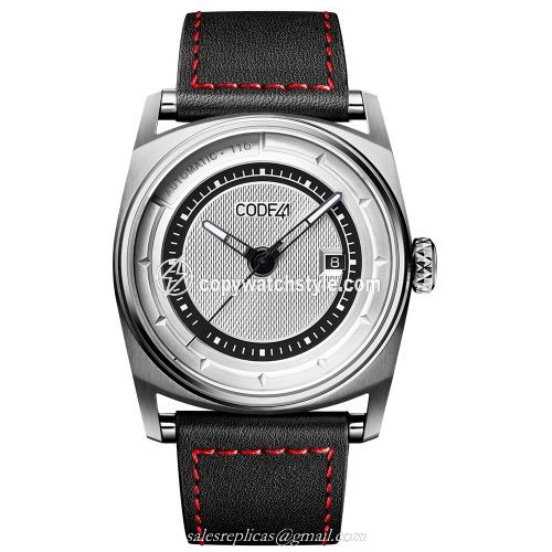 CODE41 Anomaly-02 Stainless Steel / Silver AN02-IN-SIL-ST-LEA-COU-SP