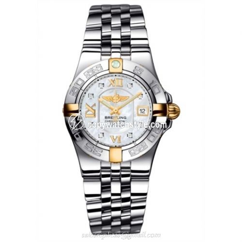 Breitling Galactic 30 Two Tone MOP / Diamond / Bracelet B71340L2.A680.368A Breitling Galactic 30 Two Tone MOP / Diamond / Bracelet B71340L2.A680.368A