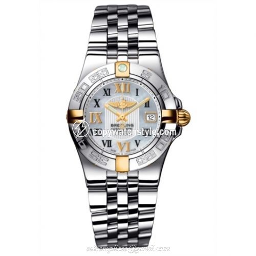 Breitling Galactic 30 Two Tone MOP / Roman / Bracelet B71340L2.A688.368A Breitling Galactic 30 Two Tone MOP / Roman / Bracelet B71340L2.A688.368A