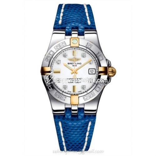 Breitling Galactic 30 Two Tone White / Diamond / Teju B71340L2.A714.163Z Breitling Galactic 30 Two Tone White / Diamond / Teju B71340L2.A714.163Z