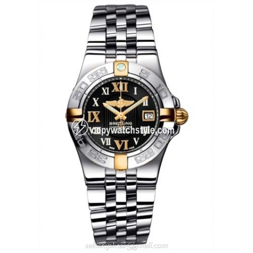 Breitling Galactic 30 Two Tone Black / Roman / Bracelet B71340L2.B951.368A Breitling Galactic 30 Two Tone Black / Roman / Bracelet B71340L2.B951.368A