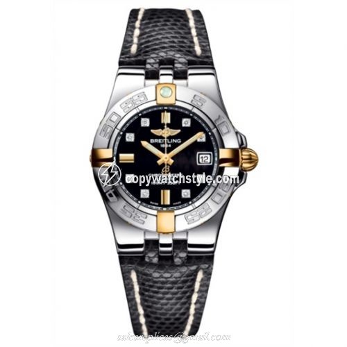 Breitling Galactic 30 Two Tone Black / Diamond / Teju B71340L2.BA15.168Z Breitling Galactic 30 Two Tone Black / Diamond / Teju B71340L2.BA15.168Z