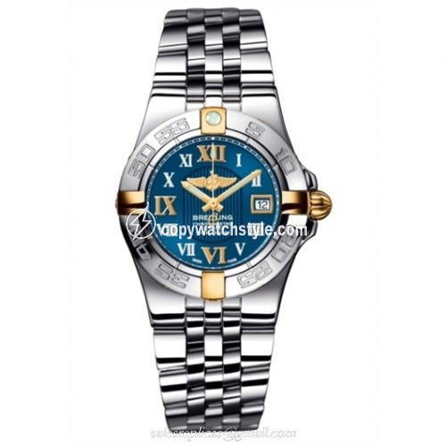 Breitling Galactic 30 Two Tone Blue / Roman / Bracelet B71340L2.C779.368A Breitling Galactic 30 Two Tone Blue / Roman / Bracelet B71340L2.C779.368A