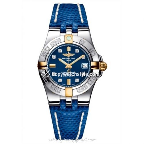 Breitling Galactic 30 Two Tone Blue / Diamond / Blue Teju B71340L2.C815.163Z Breitling Galactic 30 Two Tone Blue / Diamond / Blue Teju B71340L2.C815.163Z