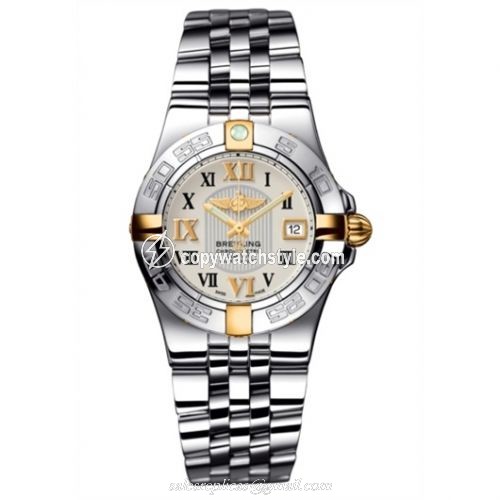 Breitling Galactic 30 Two Tone Silver / Roman / Bracelet B71340L2.G671.368A Breitling Galactic 30 Two Tone Silver / Roman / Bracelet B71340L2.G671.368A