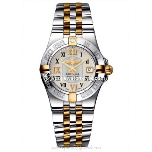Breitling Galactic 30 Two Tone Silver / Roman / Two Tone Bracelet B71340L2.G671.368D Breitling Galactic 30 Two Tone Silver / Roman / Two Tone Bracelet B71340L2.G671.368D