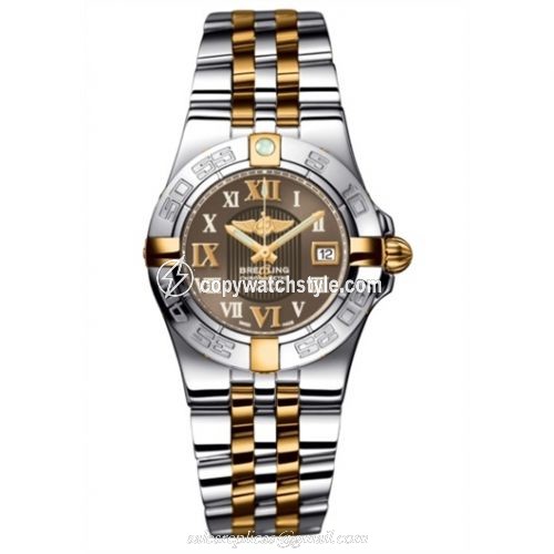 Breitling Galactic 30 Two Tone Amber / Roman / Two Tone Bracelet B71340L2.Q562.368D Breitling Galactic 30 Two Tone Amber / Roman / Two Tone Bracelet B71340L2.Q562.368D