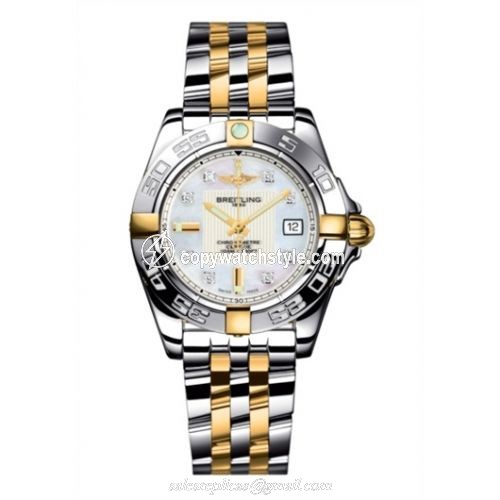 Breitling Galactic 32 Two Tone MOP / Diamond / Two Tone Bracelet B71356L2.A710.367D Breitling Galactic 32 Two Tone MOP / Diamond / Two Tone Bracelet B71356L2.A710.367D