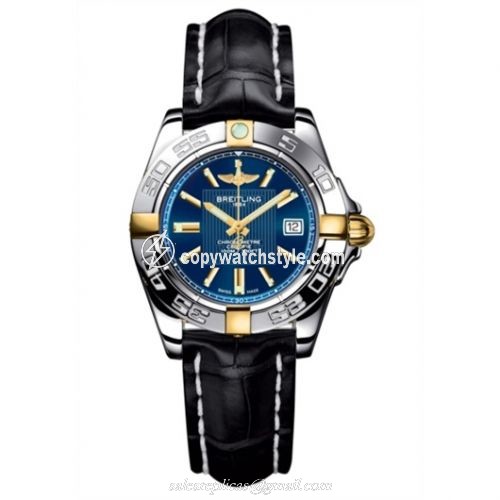 Breitling Galactic 32 Two Tone Blue / Alligator B71356L2.C812.777P Breitling Galactic 32 Two Tone Blue / Alligator B71356L2.C812.777P
