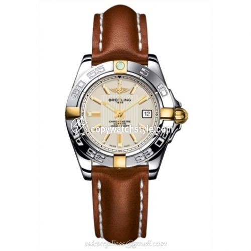 Breitling Galactic 32 Two Tone Silver / Calf B71356L2.G703.406X Breitling Galactic 32 Two Tone Silver / Calf B71356L2.G703.406X