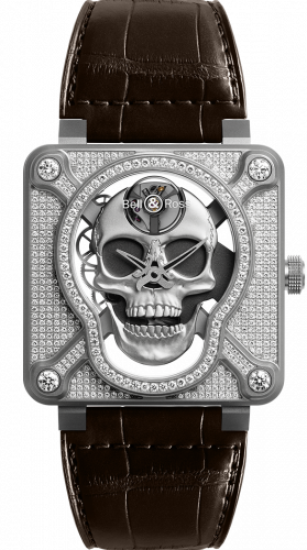 Bell & Ross BR-01 Laughing Skull BR01-SKULL-SK-FLD Bell & Ross BR-01 Laughing Skull BR01-SKULL-SK-FLD