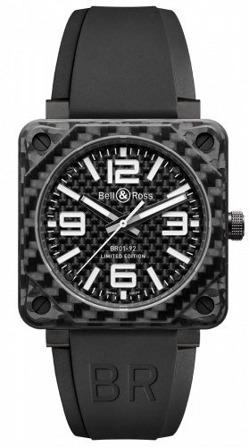 Bell & Ross BR 01 92 Carbon Fiber BR0192-CA FIBER Bell & Ross BR 01 92 Carbon Fiber BR0192-CA FIBER