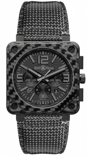 Bell & Ross BR 01 94 Carbon Fiber Phantom Chronograph BR0194-CA-FIBER-PH Bell & Ross BR 01 94 Carbon Fiber Phantom Chronograph BR0194-CA-FIBER-PH