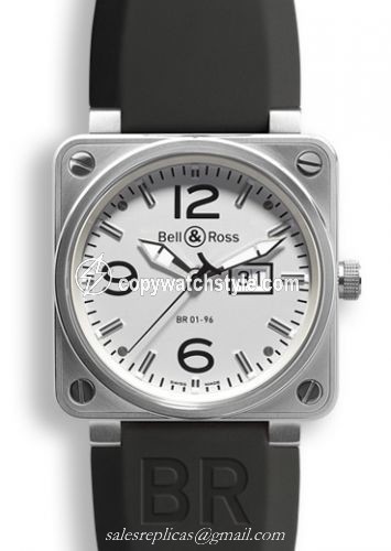 Bell & Ross BR 01 96 Grande Date BR0196WHST Bell & Ross BR 01 96 Grande Date BR0196WHST