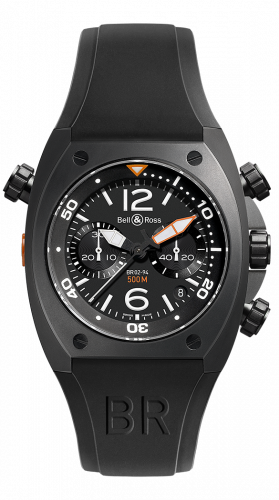 Bell & Ross BR 02-94 Carbon BR02-CHR-BL-CA Bell & Ross BR 02-94 Carbon BR02-CHR-BL-CA