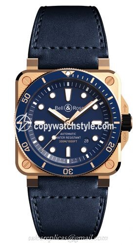 Bell & Ross BR 03-92 Diver Blue Bronze BR0392-D-LU-BR/SCA Bell & Ross BR 03-92 Diver Blue Bronze BR0392-D-LU-BR/SCA