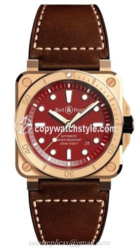 Bell & Ross BR 03-92 Diver Burgundy Bronze / Japan BR0392-D-RD-BR/SCA