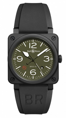 Bell & Ross BR 03 92 Military Type Ceramic BR0392-MIL-CE Bell & Ross BR 03 92 Military Type Ceramic BR0392-MIL-CE