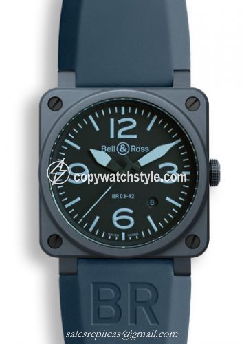 Bell & Ross BR 03 92 Blue Ceramic BR0392CERAMBLUE Bell & Ross BR 03 92 Blue Ceramic BR0392CERAMBLUE
