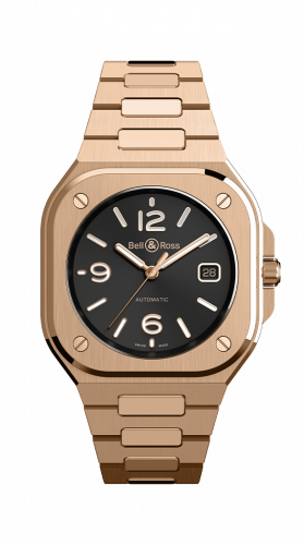 Bell & Ross BR 05 Rose Gold / Black / Bracelet BR05A-BL-PG/SPG Bell & Ross BR 05 Rose Gold / Black / Bracelet BR05A-BL-PG/SPG