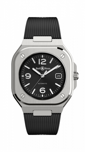 Bell & Ross BR 05 Stainless Steel / Black / Rubber BR05A-BL-ST/SRB Bell & Ross BR 05 Stainless Steel / Black / Rubber BR05A-BL-ST/SRB
