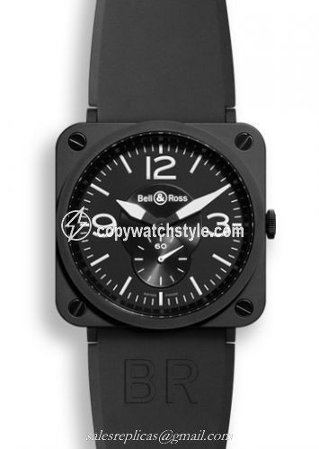 Bell & Ross BR S Matte Black Ceramic BRS-BL-CMAT/SRB Bell & Ross BR S Matte Black Ceramic BRS-BL-CMAT/SRB