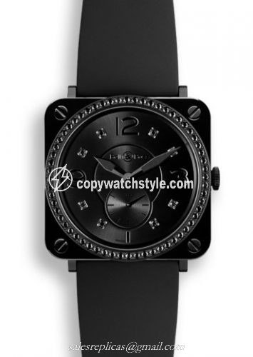 Bell & Ross BR S Black Ceramic Phantom Diamonds BRSBLCPHLGDSRB Bell & Ross BR S Black Ceramic Phantom Diamonds BRSBLCPHLGDSRB