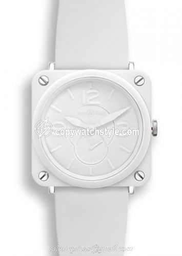 Bell & Ross BR S White Ceramic Phantom BRSWHCPHSRB Bell & Ross BR S White Ceramic Phantom BRSWHCPHSRB