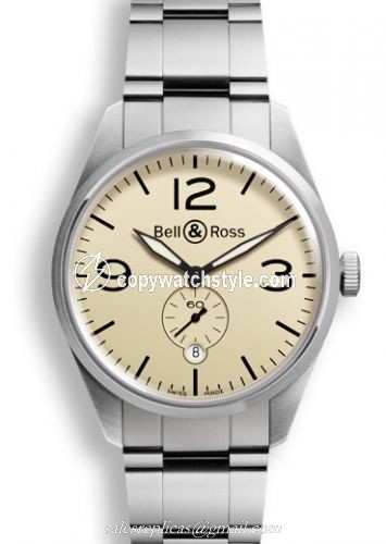 Bell & Ross BR 123 Original Beige BRV123BEISTSST