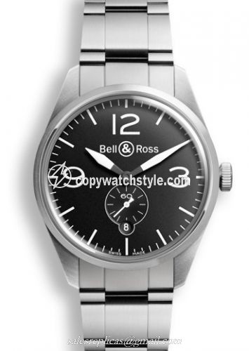 Bell & Ross BR 123 Original Black BRV123BLSTSST Bell & Ross BR 123 Original Black BRV123BLSTSST