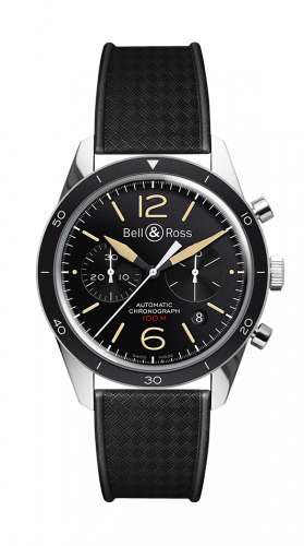 Bell & Ross BR 126 Sport Heritage Chronograph BRV126-ST-HER/SRB