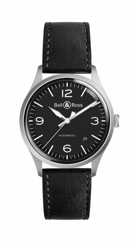 Bell & Ross BR V1-92 Stainless Steel / Black / Calf BRV192-BL-ST/SCA Bell & Ross BR V1-92 Stainless Steel / Black / Calf BRV192-BL-ST/SCA