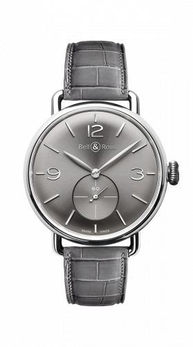 Bell & Ross WW1 Argentium Ruthenium BRWW1-ME-AG-RU/SCR