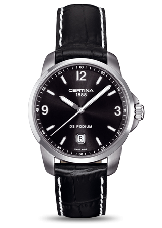 Certina DS Podium 3 Hands Black C0014101605701 Certina DS Podium 3 Hands Black C0014101605701