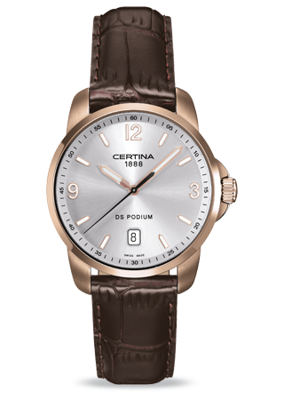 Certina DS Podium 3 Hands Gold Silver C0014103603701 Certina DS Podium 3 Hands Gold Silver C0014103603701