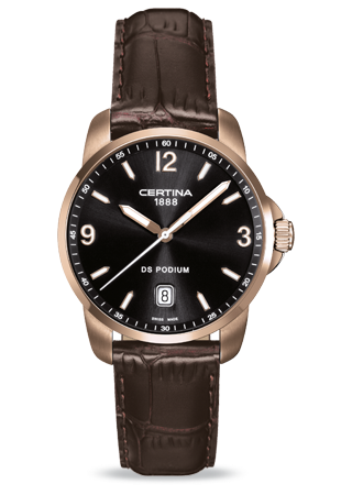 Certina DS Podium 3 Hands Gold C0014103605700 Certina DS Podium 3 Hands Gold C0014103605700