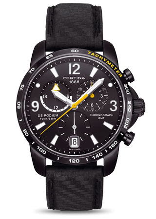 Certina DS Podium Big Size Chrono GMT PVD C0016391605701 Certina DS Podium Big Size Chrono GMT PVD C0016391605701