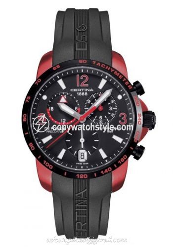 Certina DS Podium Big Size Chrono GMT AluminiumRed C0016399705701