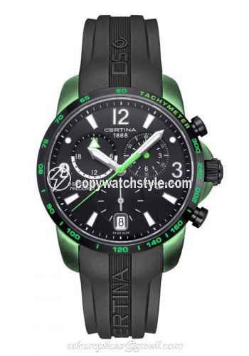 Certina DS Podium Big Size Chrono GMT Aluminium Green C0016399705703