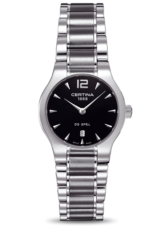 Certina DS Spel Lady Round Black C0122091105700 Certina DS Spel Lady Round Black C0122091105700