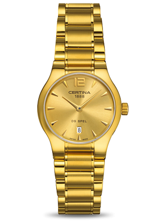 Certina DS Spel Lady Round Yellow C0122093302700 Certina DS Spel Lady Round Yellow C0122093302700