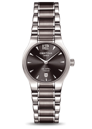 Certina DS Spel Lady Round Titanium Grey C0122094408700 Certina DS Spel Lady Round Titanium Grey C0122094408700