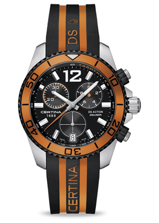 Certina DS Action Chronograph Rubber C0134172705701 Certina DS Action Chronograph Rubber C0134172705701