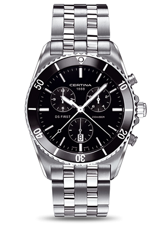 Certina DS First Ceramic Chronograph Bracelet C0144171105100 Certina DS First Ceramic Chronograph Bracelet C0144171105100