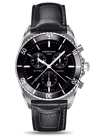 Certina DS First Ceramic Chronograph Leather C0144171605100 Certina DS First Ceramic Chronograph Leather C0144171605100