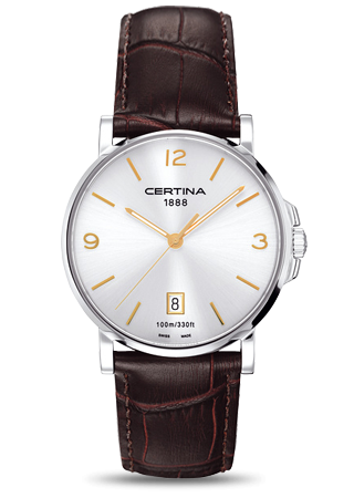 Certina DS Caimano Silver / Gold Index C0174101603701 Certina DS Caimano Silver / Gold Index C0174101603701