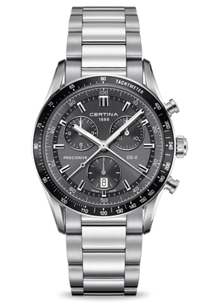 Certina DS 2 Chrono 1/100 Sec PreciDrive Grey C0244471108100 Certina DS 2 Chrono 1/100 Sec PreciDrive Grey C0244471108100