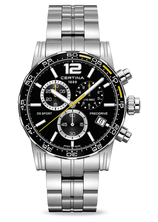 Certina DS Sport Chrono Yellow C0274171105703 Certina DS Sport Chrono Yellow C0274171105703